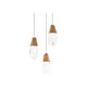 Martini 3-Light LED Chandelier