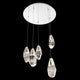Martini 3-Light LED Chandelier