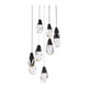 Martini 9-Light LED Chandelier