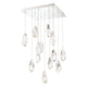 Martini 13-Light Multi-Light Square Pendant