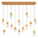 Martini 14-Light Multi-Light Linear Pendant