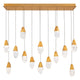 Martini 14-Light Multi-Light Linear Pendant