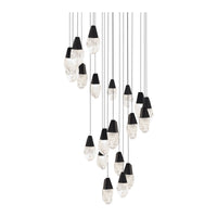 Martini 21-Light Multi-Light Round Pendant