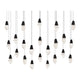 Martini 23-Light Multi-Light Linear Pendant