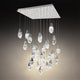 Martini 25-Light Multi-Light Square Pendant