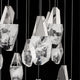 Martini 25-Light Multi-Light Square Pendant