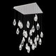 Martini 25-Light Multi-Light Square Pendant