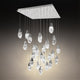 Martini 25-Light Multi-Light Square Pendant