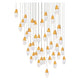 Martini 41-Light Multi-Light Square Pendant