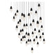 Martini 41-Light Multi-Light Square Pendant