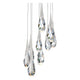 Hibiscus 9-Light LED Multi-Light Pendant