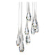 Hibiscus 9-Light LED Multi-Light Pendant