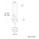 Hibiscus 9-Light LED Multi-Light Pendant