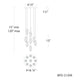 Hibiscus 9-Light LED Multi-Light Pendant