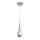 Hibiscus 1-Light LED Mini Pendant
