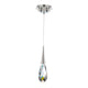 Hibiscus 1-Light LED Mini Pendant
