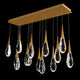 Hibiscus 14-Light Multi-Light Linear Pendant