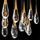 Hibiscus 14-Light Multi-Light Linear Pendant