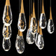 Hibiscus 14-Light Multi-Light Linear Pendant