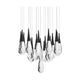 Hibiscus 21-Light Multi-Light Round Pendant