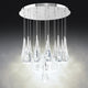 Hibiscus 21-Light Multi-Light Round Pendant