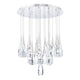 Hibiscus 21-Light Multi-Light Round Pendant