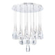 Hibiscus 21-Light Multi-Light Round Pendant