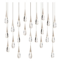 Hibiscus 23-Light Multi-Light Linear Pendant