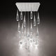 Hibiscus 25-Light Multi-Light Square Pendant