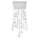 Hibiscus 25-Light Multi-Light Square Pendant