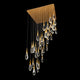 Hibiscus 41-Light Multi-Light Square Pendant