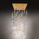 Hibiscus 41-Light Multi-Light Square Pendant