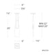 Tryst 21" LED Mini Pendant