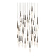 Solitude 41-Light Multi-Light Square Pendant