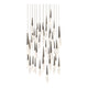 Solitude 41-Light Multi-Light Square Pendant