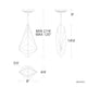 Fazzoletto 15" LED Mini Pendant