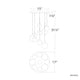 Quest 9-Light LED Multi-Light Pendant