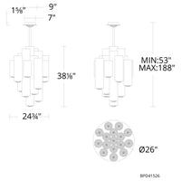 Tamara 26" LED Pendant