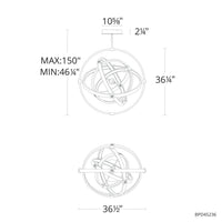 Atomic 36" LED Pendant
