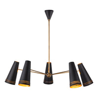Brickell 45" 5-Light Chandelier