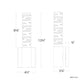 Cru 14" LED Wall Sconce