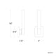 Baton 16" LED Wall Sconce