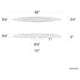 Organza 38" LED Vanity/Wall Light