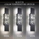 Glacier 27" LED Outdoor Wall Sconce