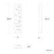 Dreamcatcher 24" LED Outdoor Wall Sconce