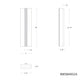 Cascade 24" LED Outdoor Wall Sconce