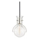 Riley 1-Light Pendant with Glass