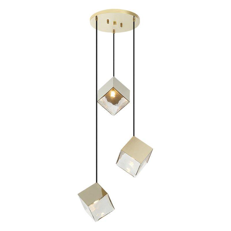 Cube 3-Light 16.4" Chandelier