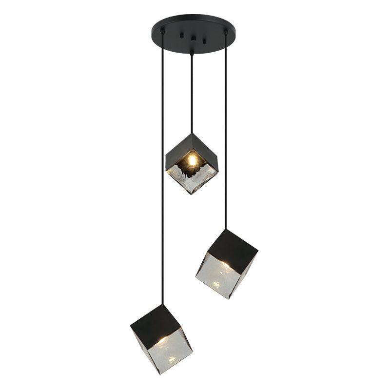 Cube 3-Light 16.4" Chandelier