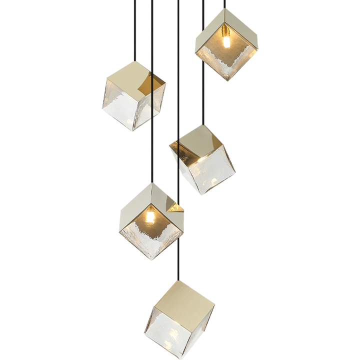 Cube 5-Light 19.9" Chandelier